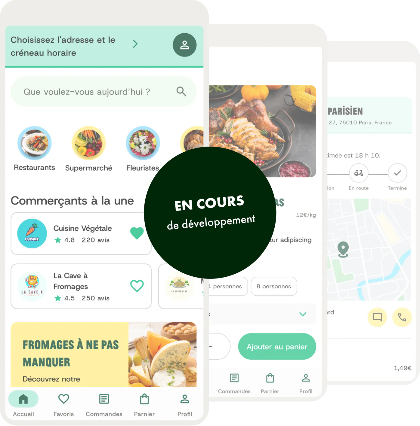 L'application Delicery